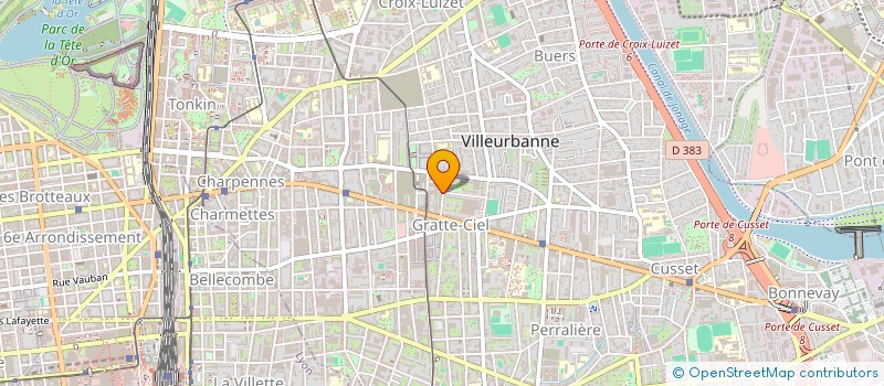 localisation de l'entreprise GNAOUA ROOTS  VILLEURBANNE