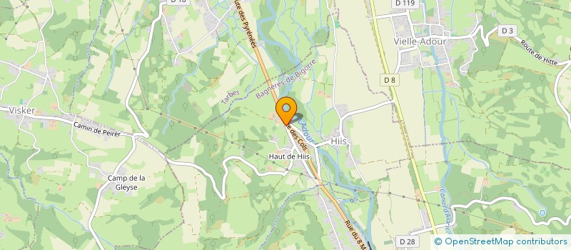 localisation de l'entreprise GNAOUTOU INVESTIMMO  HIIS