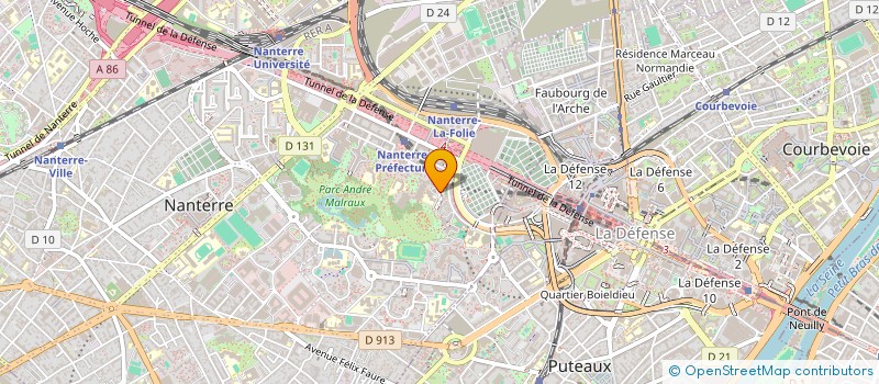 localisation de l'entreprise GNAZALO & FILS  NANTERRE