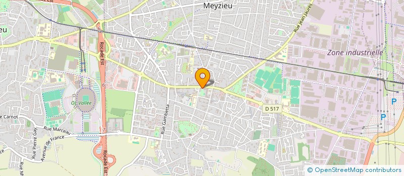 localisation de l'entreprise GNB FINANCES à MEYZIEU