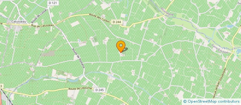localisation de l'entreprise GNC SELECTION  SAINT-EMILION