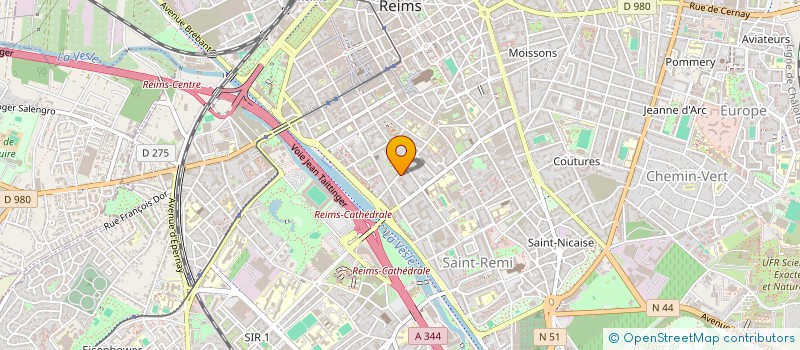 localisation de l'entreprise GNCTHAI  REIMS