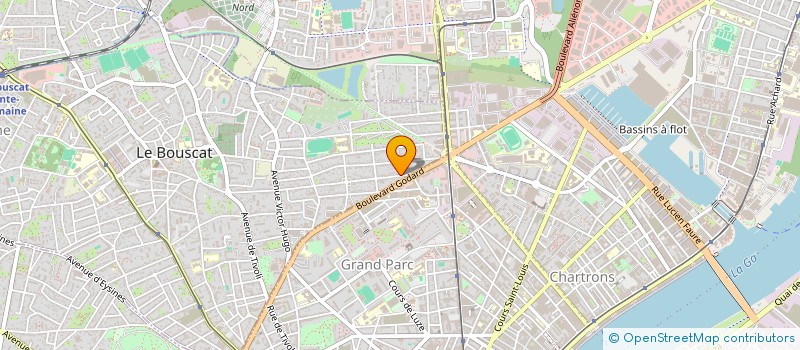 localisation de l'entreprise GND ASSOCIES  LE BOUSCAT