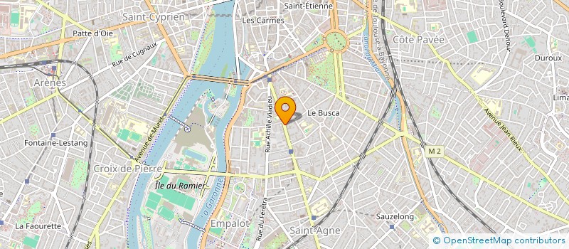 localisation de l'entreprise GND GESTION  TOULOUSE