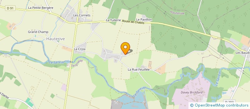 localisation de l'entreprise GNDN à HAUTERIVE