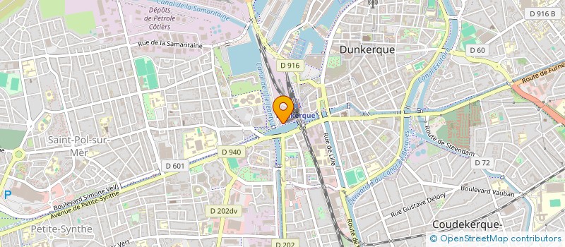 localisation de l'entreprise GNDP PRODUCTION à DUNKERQUE