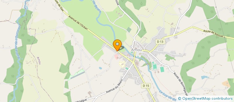 localisation de l'entreprise GNE 1  DAX