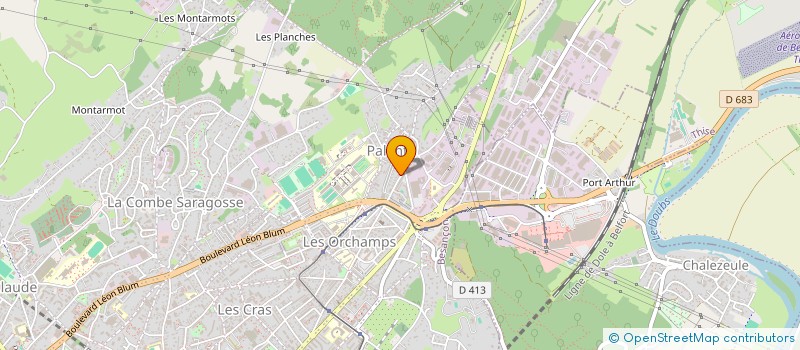 localisation de l'entreprise GNE ELECTRICITE GENERALE à BESANCON