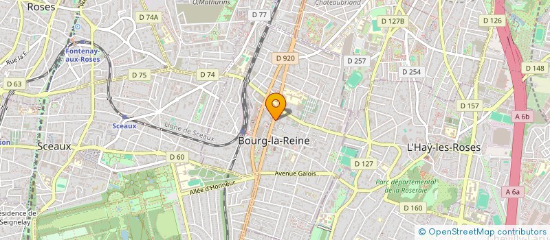 localisation de l'entreprise GNELM à BOURG-LA-REINE