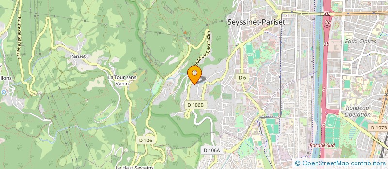 localisation de l'entreprise GNEXT à SEYSSINET-PARISET