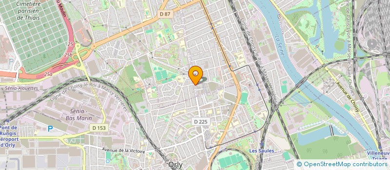 localisation de l'entreprise GNF SERVICE  CHOISY LE ROI