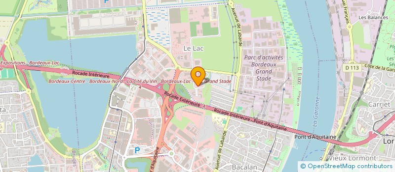 localisation de l'entreprise GNFS GROUPEMENT NATIONAL DE FORMATION SECURITE  BORDEAUX