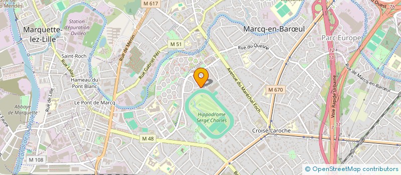localisation de l'entreprise GNFYM à MARCQ-EN-BARŒUL