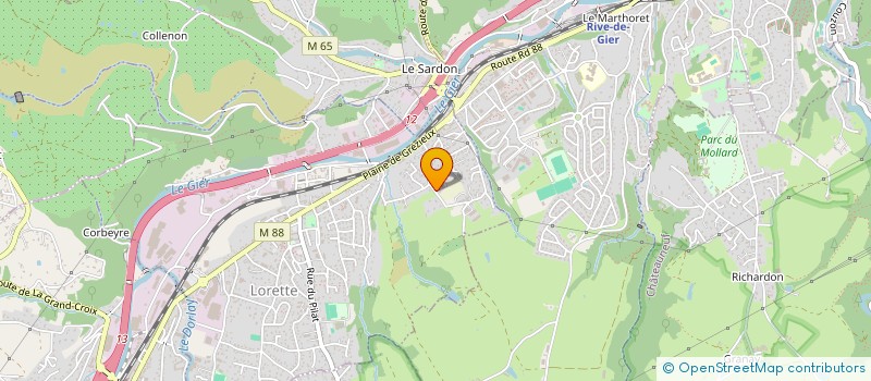 localisation de l'entreprise GNH AVENIR  LORETTE