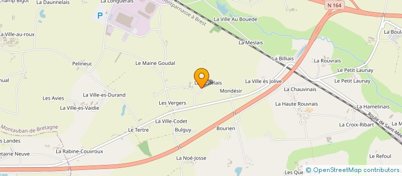 localisation de l'entreprise GNH-SCI  BREAL-SOUS-MONTFORT