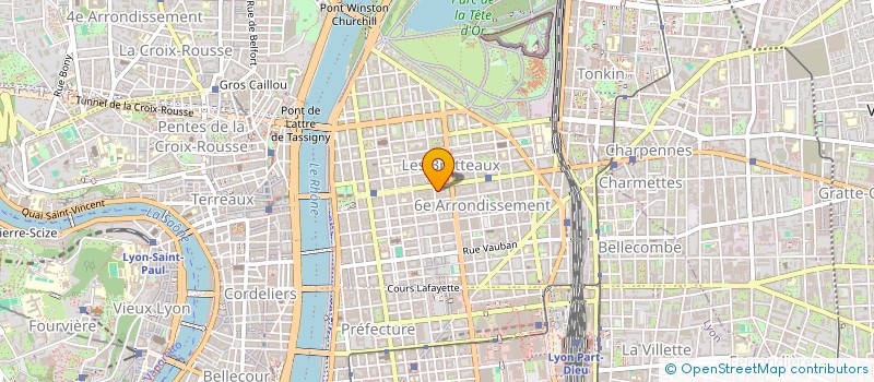 localisation de l'entreprise GNI RHONE BOURGOGNE FRANCHE-COMTE  LYON