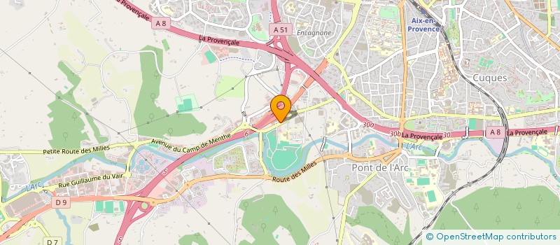 localisation de l'entreprise GNIC2 à AIX-EN-PROVENCE