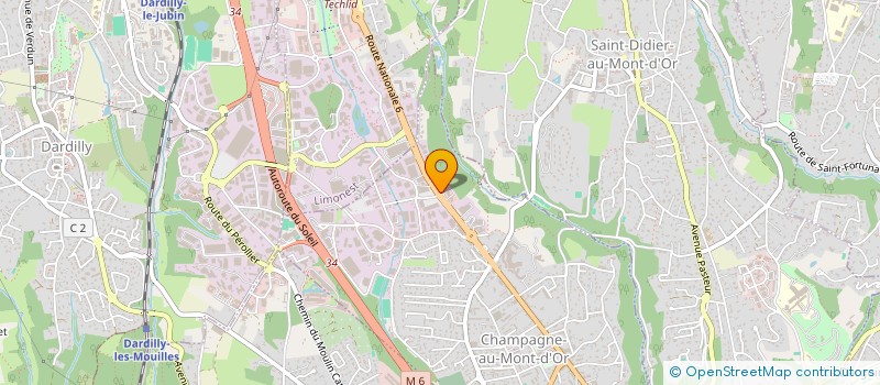 localisation de l'entreprise GNING à CHAMPAGNE-AU-MONT-D'OR