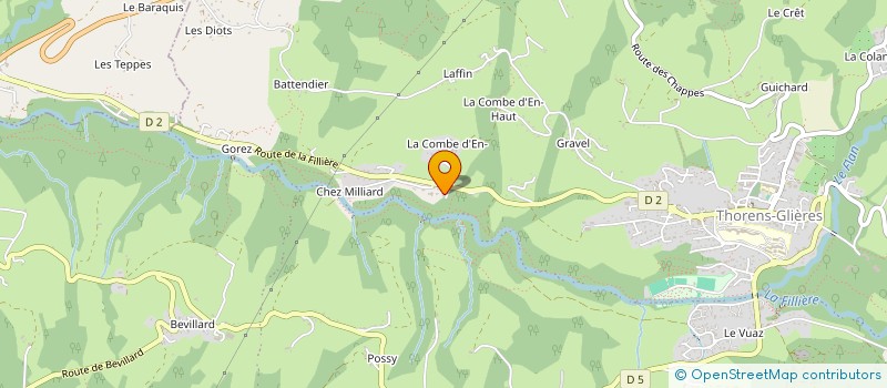 localisation de l'entreprise GNJ LOCATION TOITURE  FILLIERE