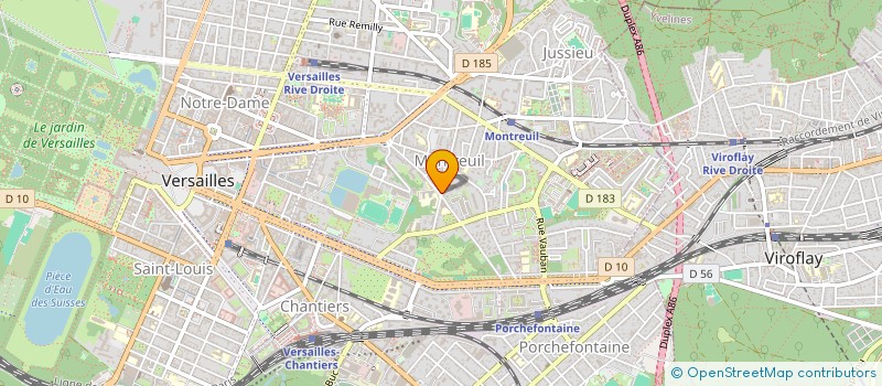 localisation de l'entreprise GNJ SEO à VERSAILLES