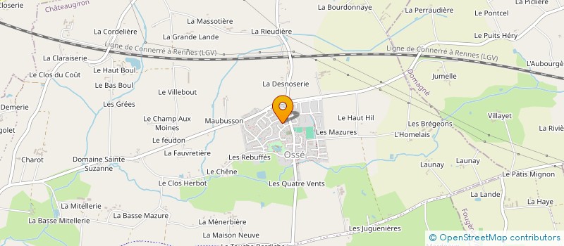 localisation de l'entreprise GNJL FINANCES  CHATEAUGIRON