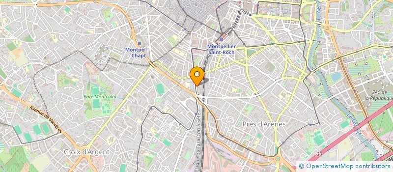 localisation de l'entreprise GNK DIFFUSIONS à MONTPELLIER