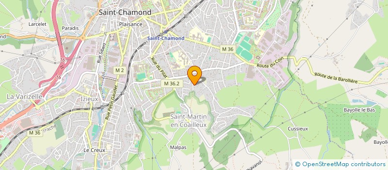 localisation de l'entreprise GNK FINANCE à SAINT-CHAMOND