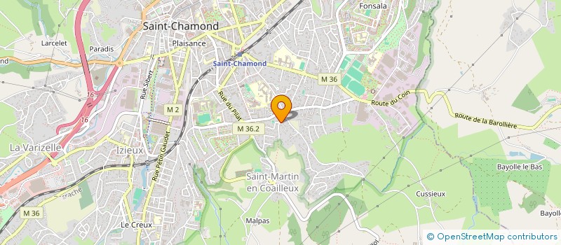 localisation de l'entreprise GNK IMMO  SAINT-CHAMOND