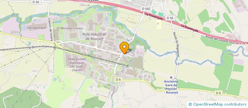 localisation de l'entreprise GNKAPPS à ROUSSET
