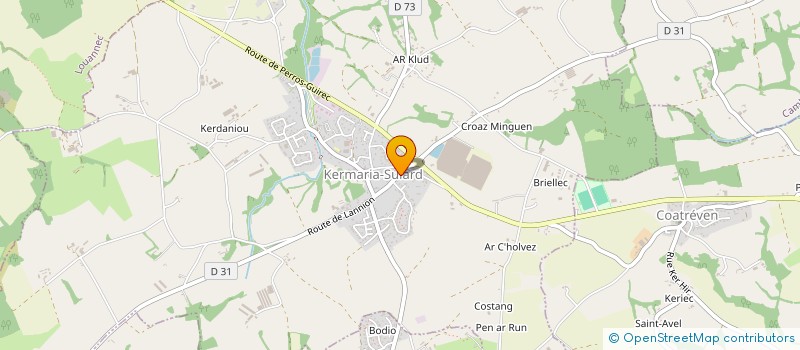 localisation de l'entreprise GNL-IMMO à KERMARIA-SULARD