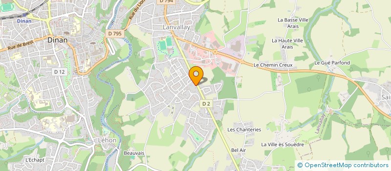 localisation de l'entreprise GNN PATRIMOINE  LANVALLAY