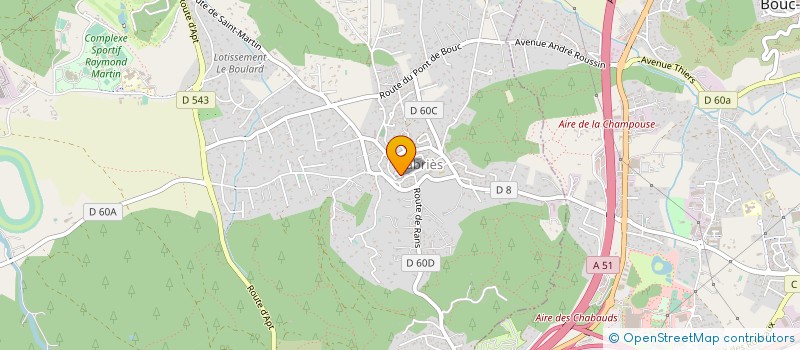 localisation de l'entreprise GNOIL à CABRIES