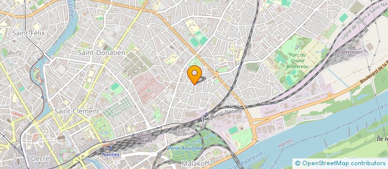 localisation de l'entreprise GNOME LABS à NANTES