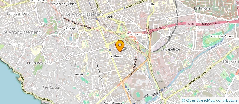 localisation de l'entreprise GNOSI CONSULTING  MARSEILLE