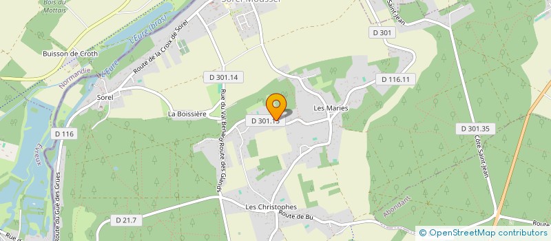 localisation de l'entreprise GNOSI INTELLIGENCE à SOREL-MOUSSEL