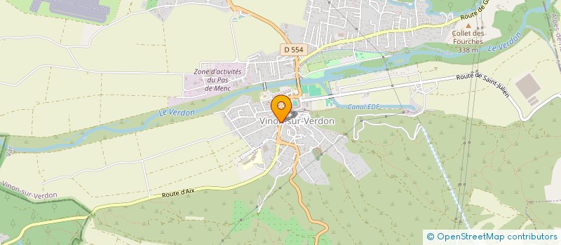 localisation de l'entreprise GNOTHI SEAUTON  VINON-SUR-VERDON