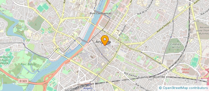 localisation de l'entreprise GNOU PRODUCTION  ANGERS