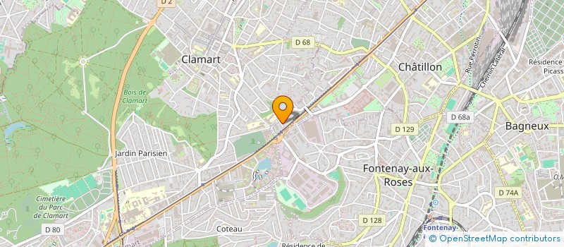 localisation de l'entreprise GNOUPA  CHATILLON