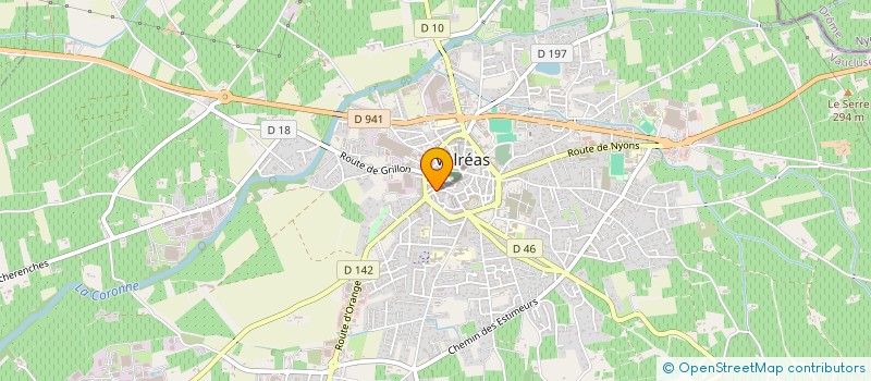 localisation de l'entreprise GNP ASSURANCES à VALREAS