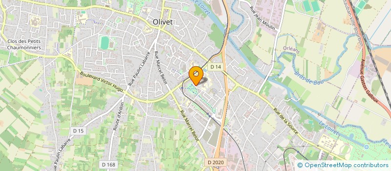 localisation de l'entreprise GNPRMVLB à OLIVET
