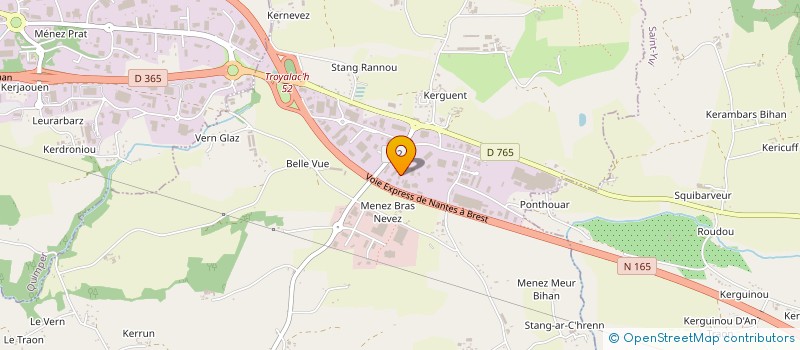 localisation de l'entreprise GNPS  SAINT-EVARZEC