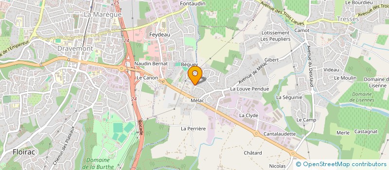 localisation de l'entreprise GNR à TRESSES