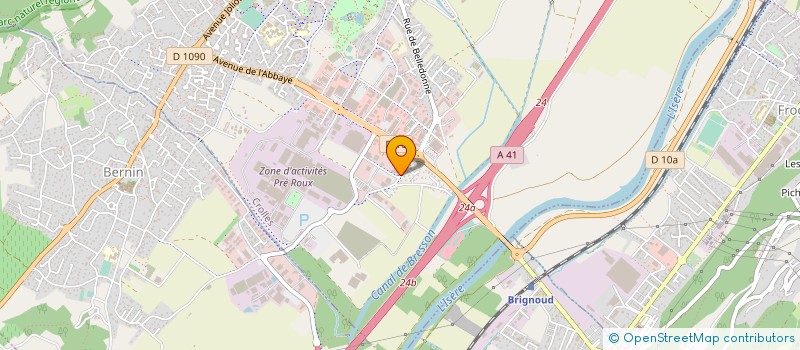 localisation de l'entreprise GNR AUTOMOBILES à CROLLES