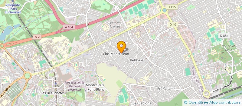 localisation de l'entreprise GNRKJ CARS  VILLEPINTE