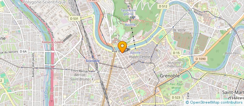 localisation de l'entreprise GNS à GRENOBLE