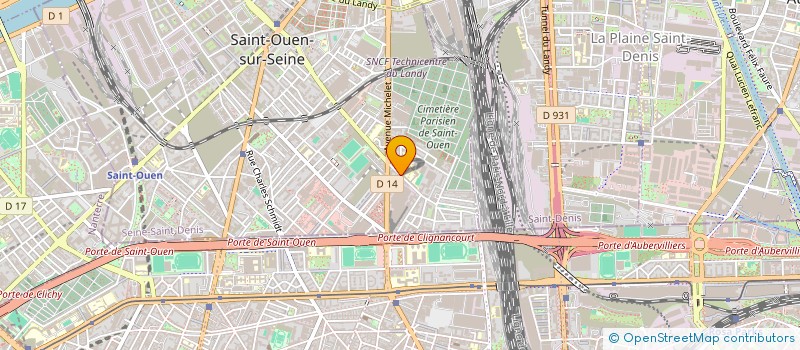 localisation de l'entreprise GNS AUTOMOBILE à SAINT-OUEN-SUR-SEINE