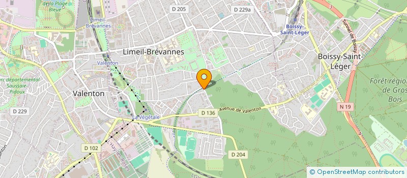 localisation de l'entreprise GNS CARRELAGE  LIMEIL-BREVANNES