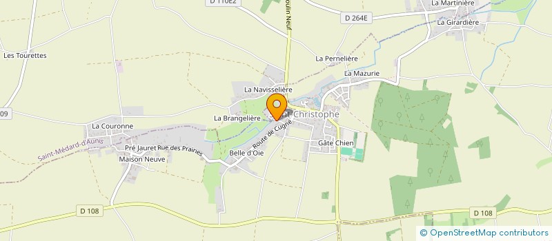 localisation de l'entreprise GNS HOLDING à SAINT-CHRISTOPHE