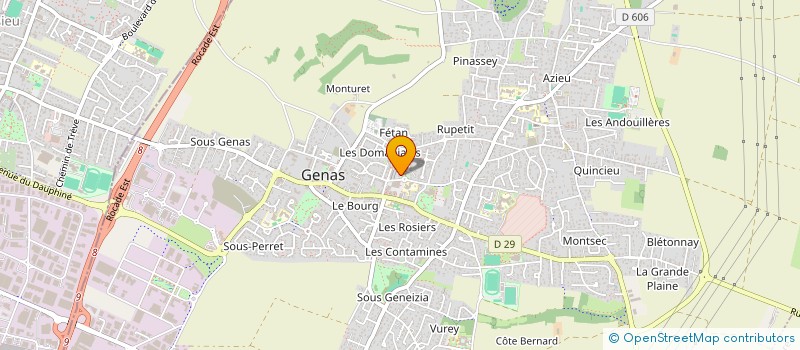 localisation de l'entreprise GNS IMMOBILIER  GENAS