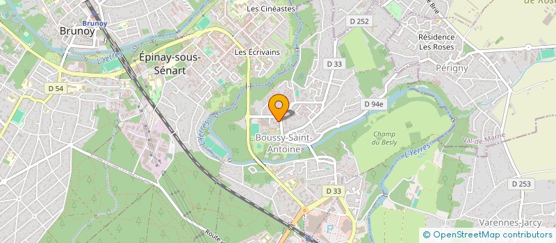 localisation de l'entreprise GNS-RESTAURATION à BOUSSY-SAINT-ANTOINE